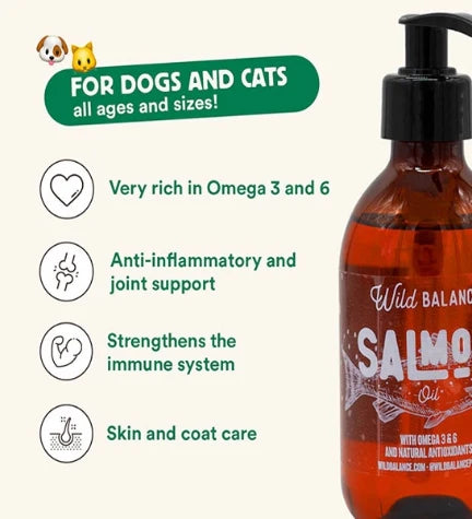 Wild Balance Norwegian Salmon Oil for Dogs & Cats