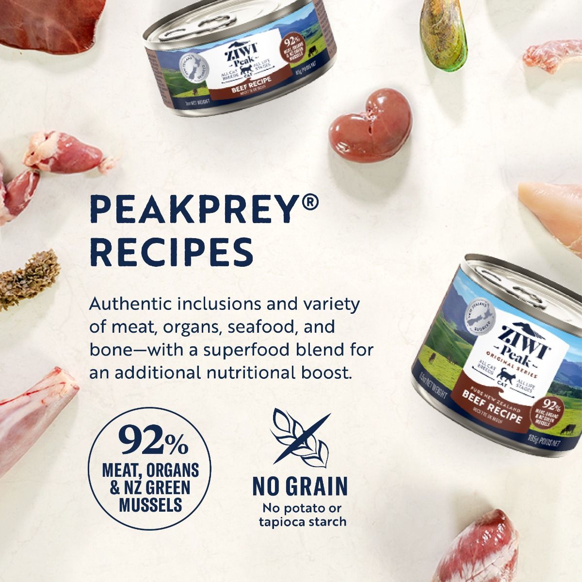 ZIWI Peak Beef Recipe Wet Cat Food