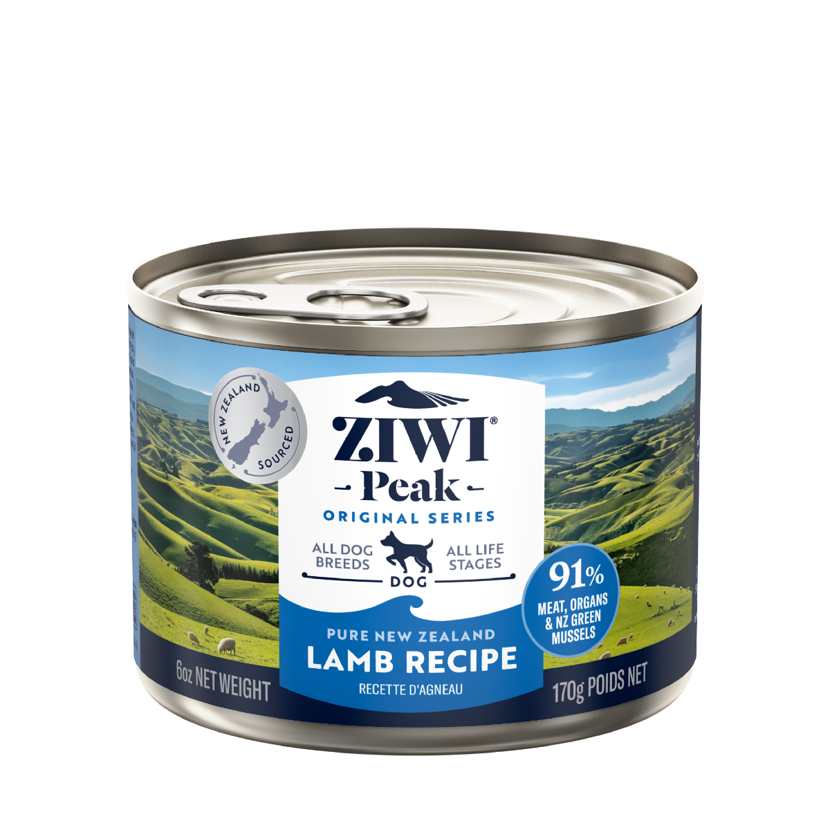 ZIWI Peak Lamb Recipe Wet Dog Food