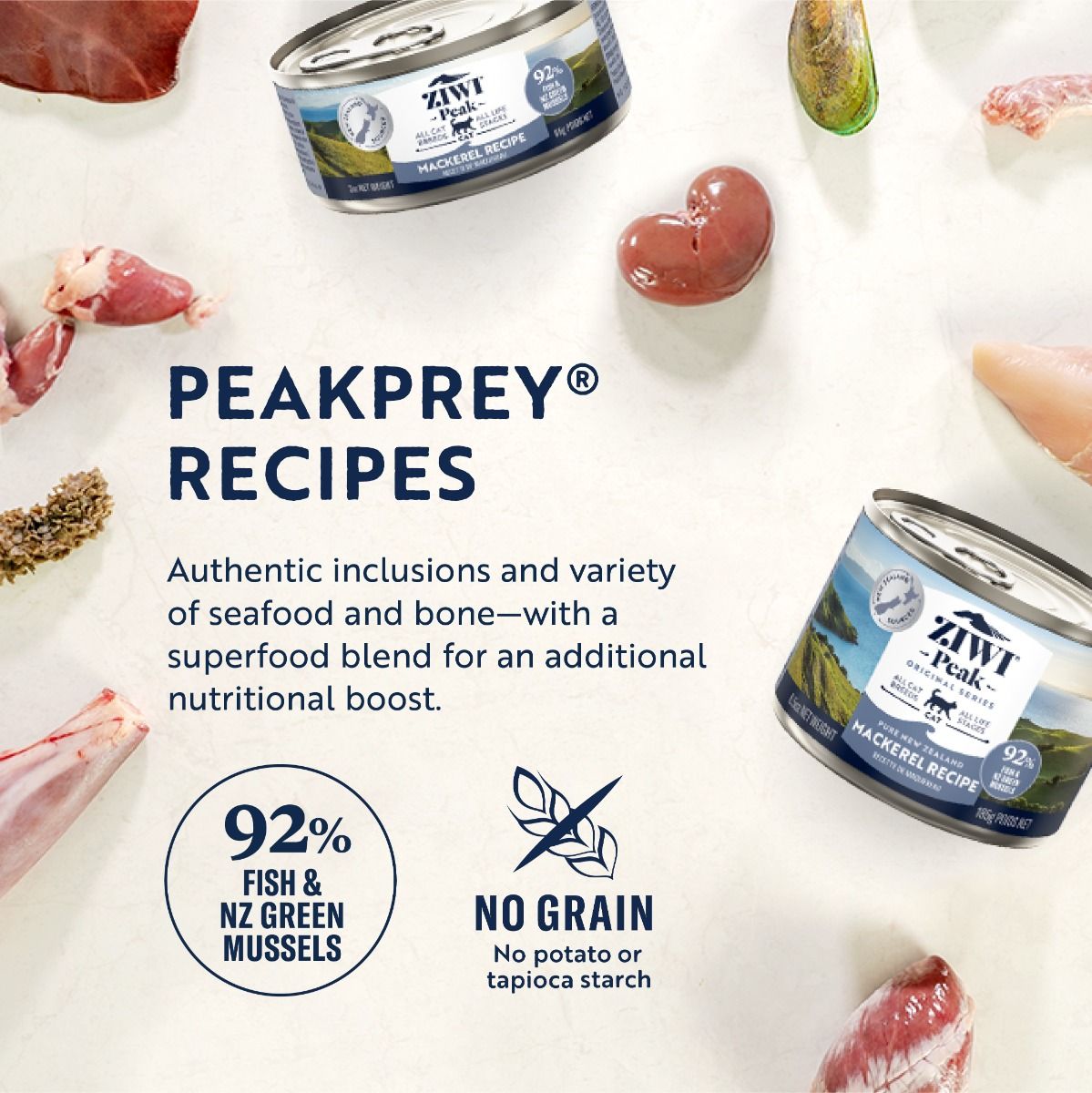 ZIWI Peak Mackerel Recipe Wet Cat Food