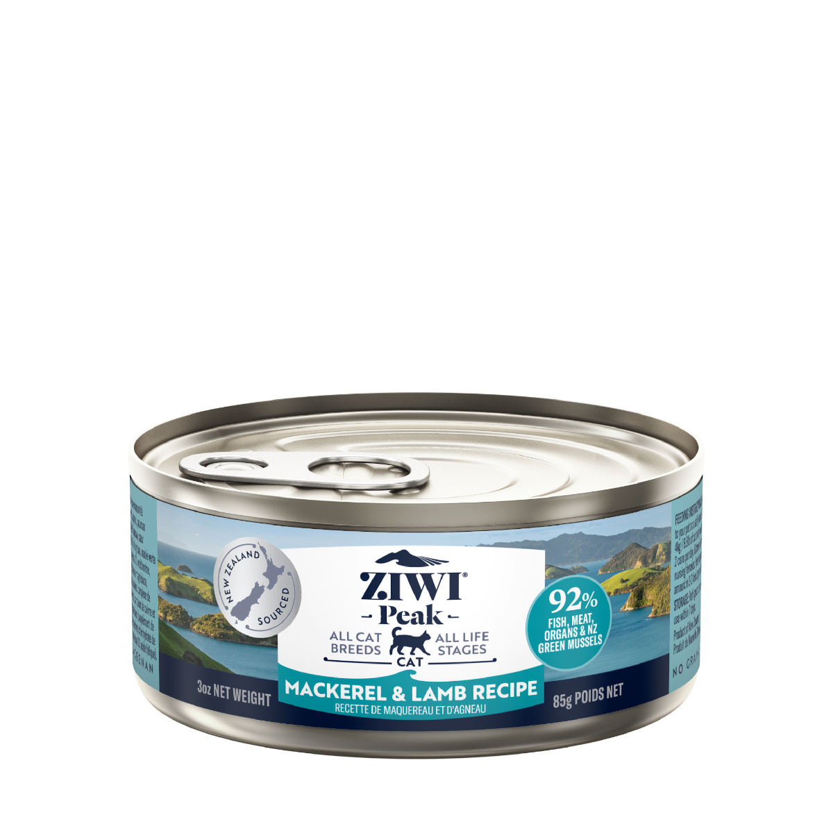 ZIWI Peak Mackerel & Lamb Recipe Wet Cat Food