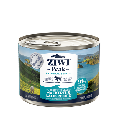 ZIWI Peak Mackerel & Lamb Recipe Wet Dog Food