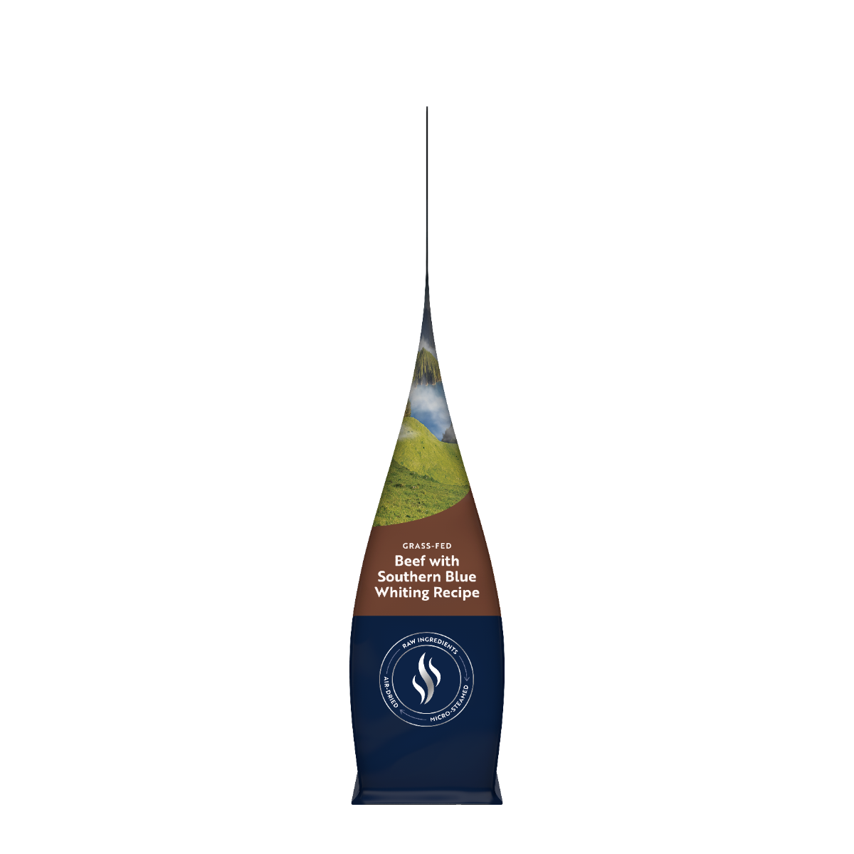 ZIWI Peak Steam & Dried Grass-Fed Beef with Southern Blue Whiting Recipe Dry Cat Food