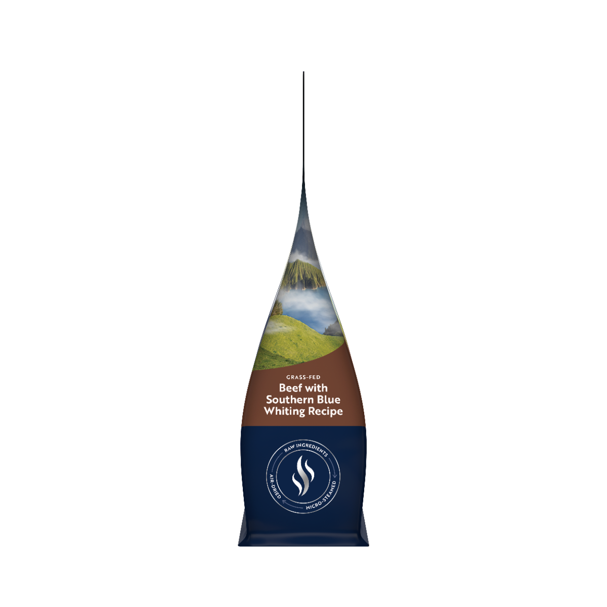 ZIWI Peak Steam & Dried Grass-Fed Beef with Southern Blue Whiting Recipe Dry Cat Food