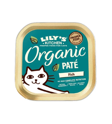 Lily's Kitchen Organic Fish Pate Wet Cat Food