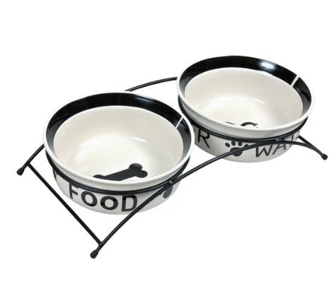 Trixie Ceramic Eat on Feet Set for Dogs