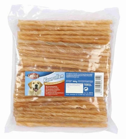 Trixie Twisted Dried Rawhide Chewing Rolls Dog Chews