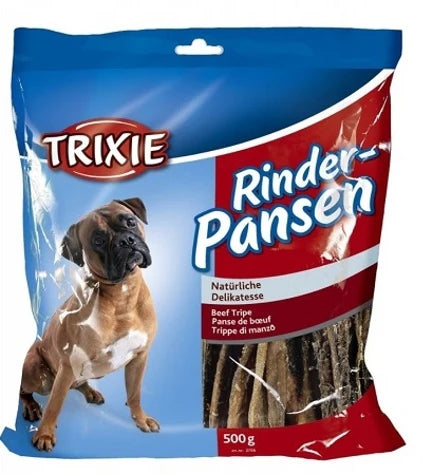 Trixie Dried Beef Tripe Dog Treats 500G