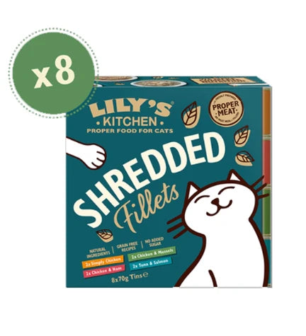 Lily's Kitchen Shredded Fillets Multipack Wet Cat Food