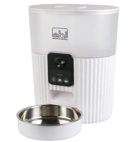 Ebi Kualo Smart Feeder with Camera for Dogs & Cats