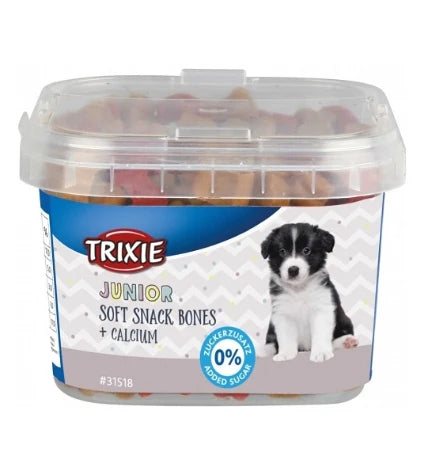 Trixie Junior Soft Snack Bones with Calcium Dog Treats 140G