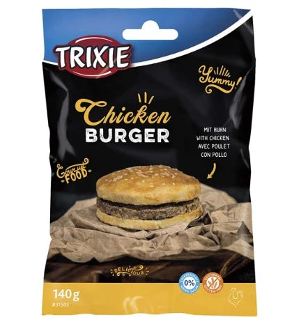 Trixie Chicken 9 cm Burger Dog Treats 140G