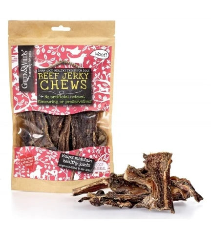 Green&Wilds Beef Jerky Dog Chews 100G