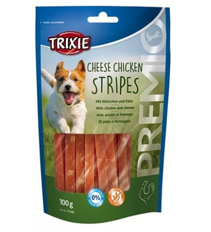 Trixie Premio Cheese Chicken Stripes Dog Treats 100G