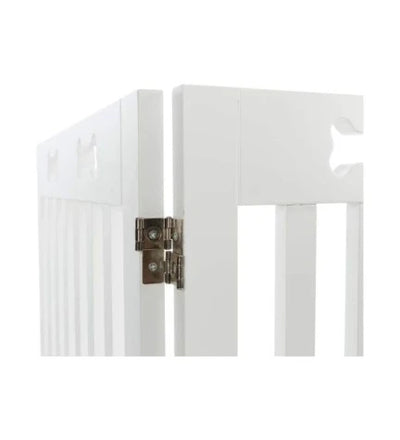 Trixie White Wooden 4-Part Barrier for Dogs