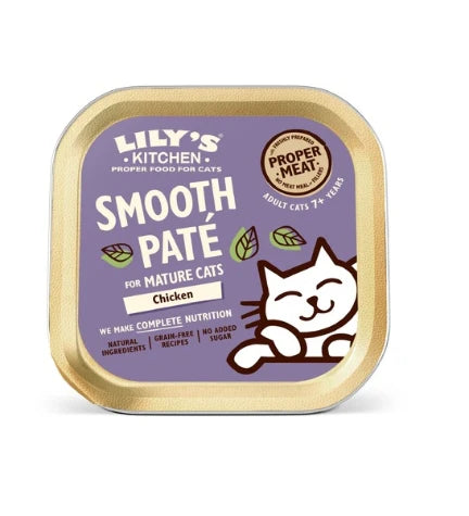 Lily's Kitchen Chicken Pate for Mature Cats Wet Food