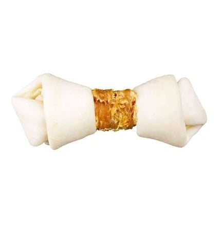 Trixie Denta Fun Knotted Chicken Chewing Bones Dog Chews