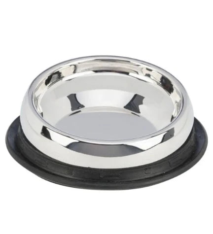 Trixie Stainless Steel Feed Bowl for Short Nosed Dogs