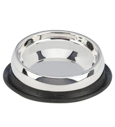 Trixie Stainless Steel Feed Bowl for Short Nosed Dogs