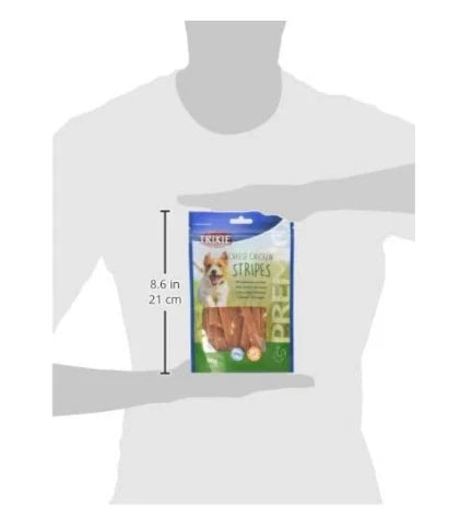 Trixie Premio Cheese Chicken Stripes Dog Treats 100G