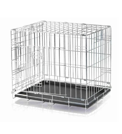 Trixie Galvanized 2 Door Wire Crate for Dogs & Cats