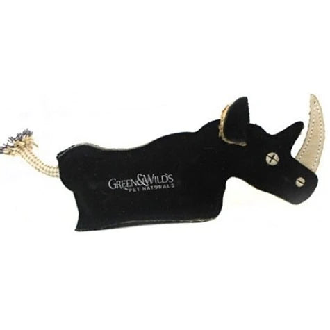 Green&Wilds Ronnie The Rhino Eco Toy for Dogs