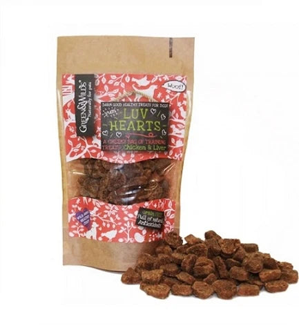 Green&Wilds Luv Hearts Dog Treats 100G