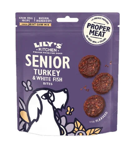 Lily's Kitchen Turkey & Whitefish Senior Dog Treats