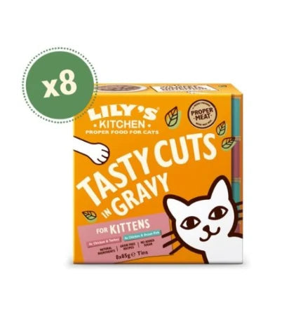 Lily's Kitchen Tasty Cuts in Gravy for Kittens Multipack
