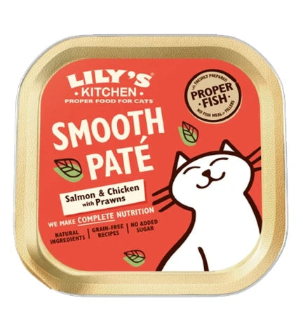 Lily's Kitchen Salmon & Chicken Pate Wet Cat Food