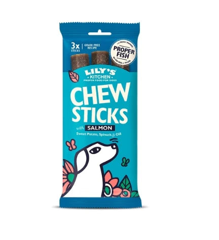 Lily's Kitchen Dog Chew Sticks with Salmon Dog Treats