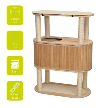 Ebi Tori Bamboo Cat Tree 113 - Deal