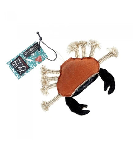 Green&Wilds Carlos the Crab Eco Toy for Dogs