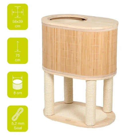 Ebi Tori Bamboo Cat Tree 75