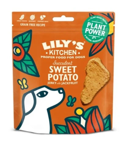 Lily's Kitchen Succulent Sweet Potato & Jackfruit Jerky Dog Treats