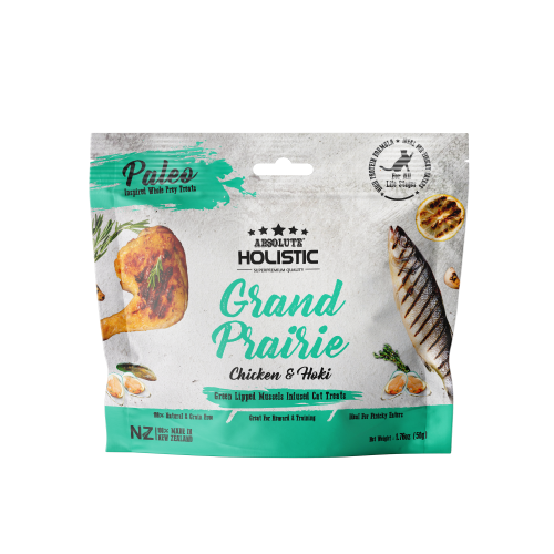 Absolute Holistic Air Dried Grand Prairie Cat Treats 50G