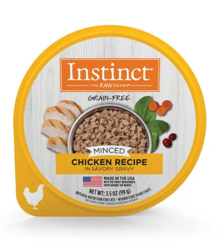 Instinct Minced Real Chicken Recipe Wet Cat Food 99G