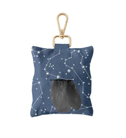 PetShop by Fringe Studio Celestial Canvas Waste Bag Dispenser