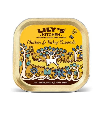 Lily's Kitchen Chicken & Turkey Casserole Wet Dog Food 150G