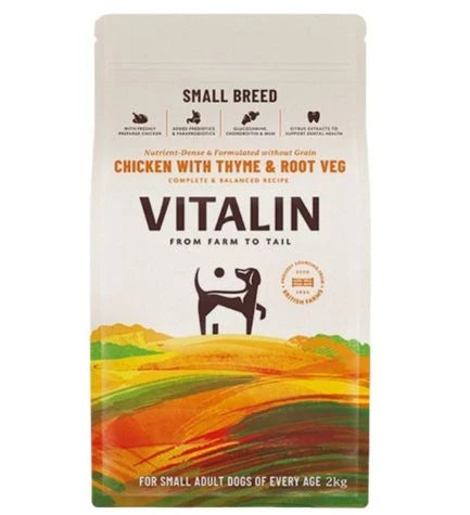 Vitalin Small Breed Chicken Veg & Thyme Dog Dry Food