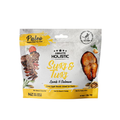 Absolute Holistic Air Dried Surf & Turf Cat Treats 50G