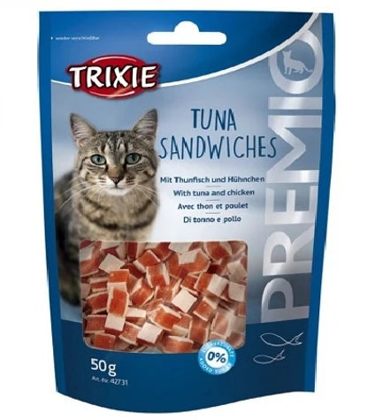 Trixie Premio Tuna Sandwiches Cat Treats 50G