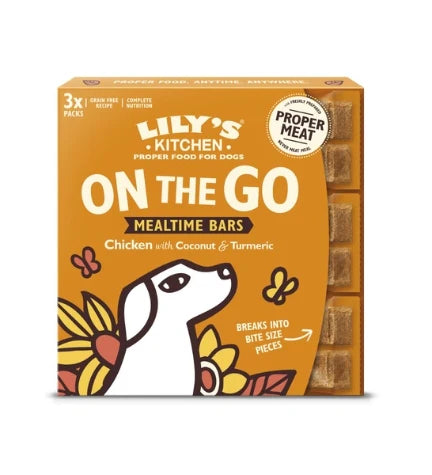 Lily's Kitchen Chicken on the Go Bars Multipack for Dogs